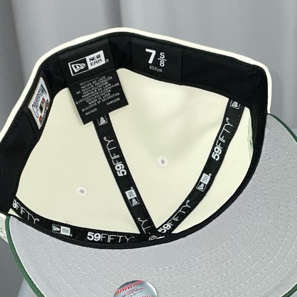 New 7 5/8 Houston 45s New Era 5950 Cooperstown Fitted Baseball Hat Cap Mexico - Picture 3 of 3